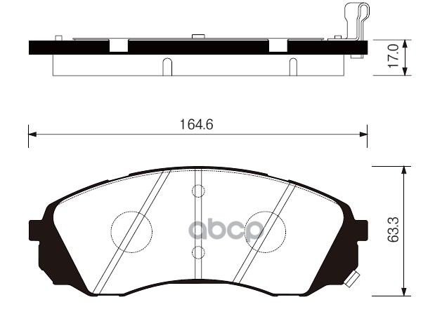 Колодки передние SANGSIN BRAKE SP1238
